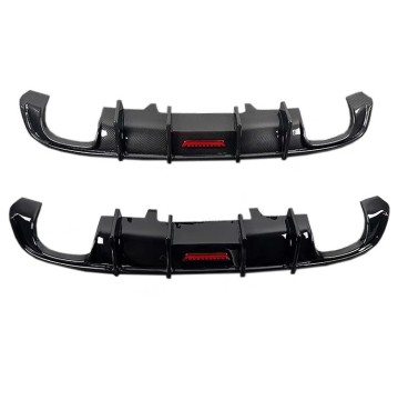 Difusor trasero de fibra de carbono de estilo KB A6 C7 2012-2018 para Audi A6 S6 S-Line