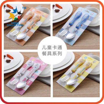 New cutlery set with gold plating