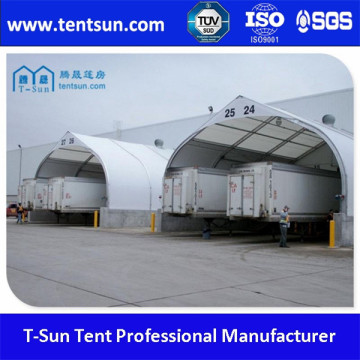 Curve shape giant warehouse tent fire retardant