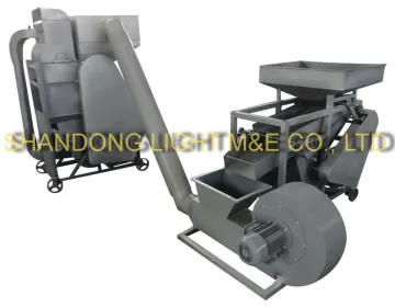 Peanut sheller dehuller husk removing machine