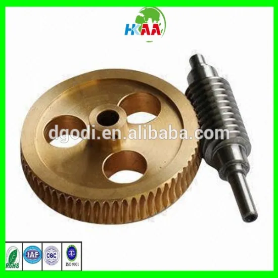 CNC machining precision Worm Gear and shaft made in China