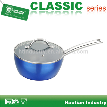 Metallic Titanium Ceramic Coated Sauce Pan