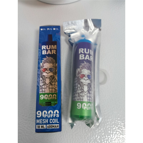 Rum Bar 9000puffs使い捨て蒸気50mg