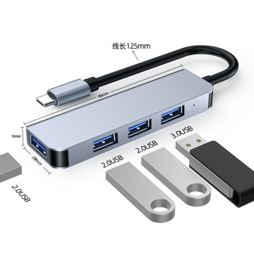 2023 Hot Sale Custom Laptop & Mobile Phone 4-in-1 Data Hubs - Wholesale 4 Port USB 2.0/3.0 Hub