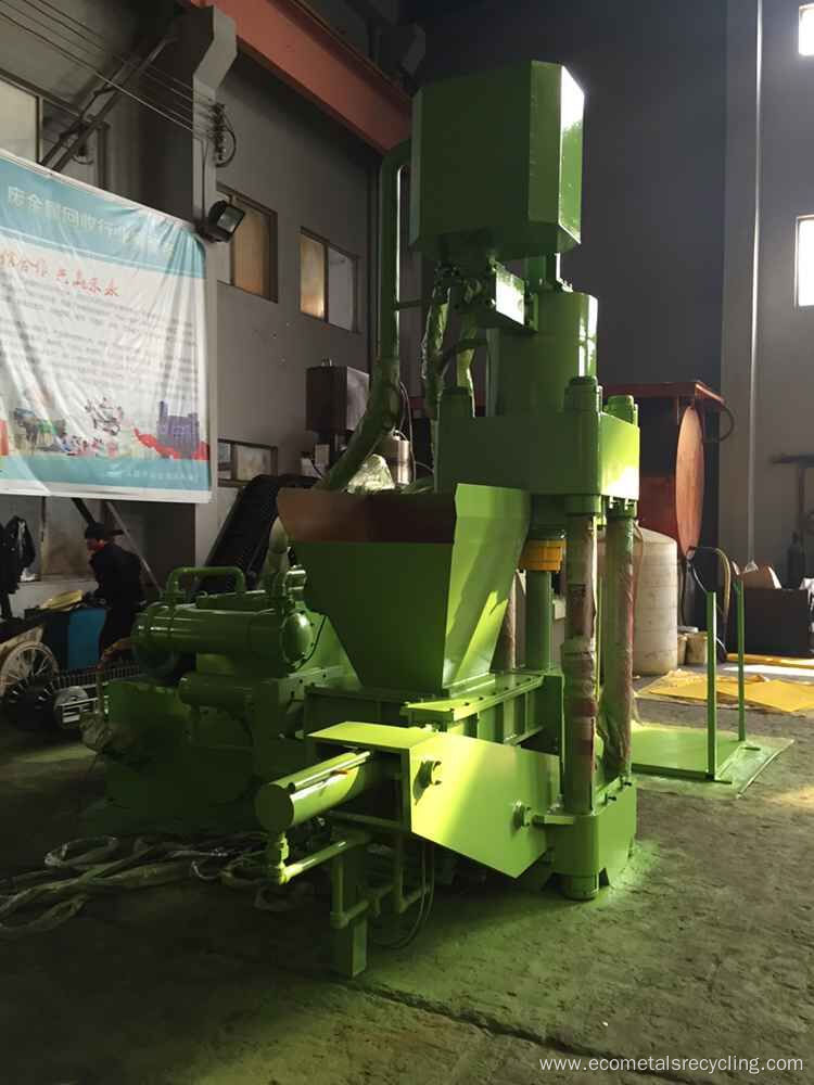 Hydraulic Metal Sawdust Debris Block Making Machine