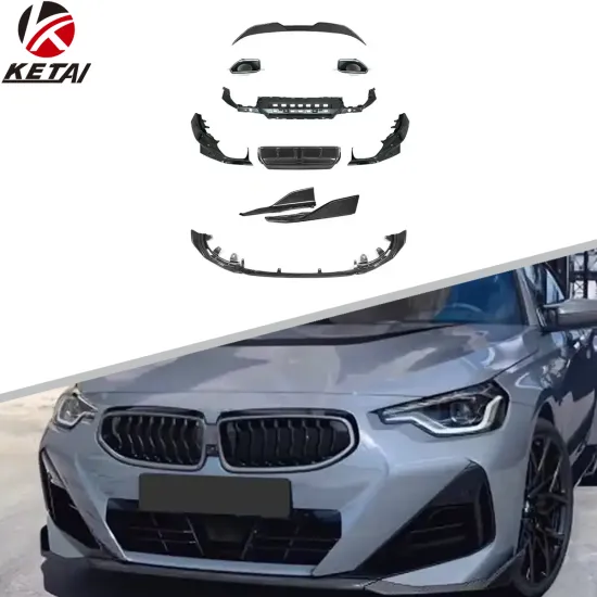 Hot Quality MP Style AeroKit Car Bumper Side Skirt Body Kit for BMW G42 2-Series Coupe