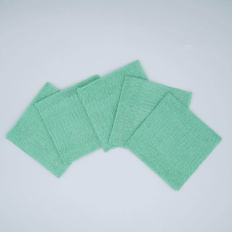 Medical use Cotton Green Gauze Sponge