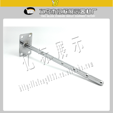 Supermarket industrial Chrome plating on wall display hook