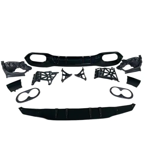 A45 Style Car Body Parts Rear Diffuser for BENZ W177 AMG Sedan 2019-2022