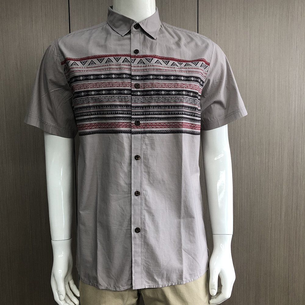 ethnic style print shirt