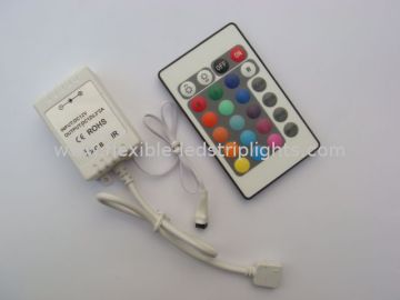 24 Key Infrared Micro Control Unit Led Rgb Controller For Flexible Light Strip