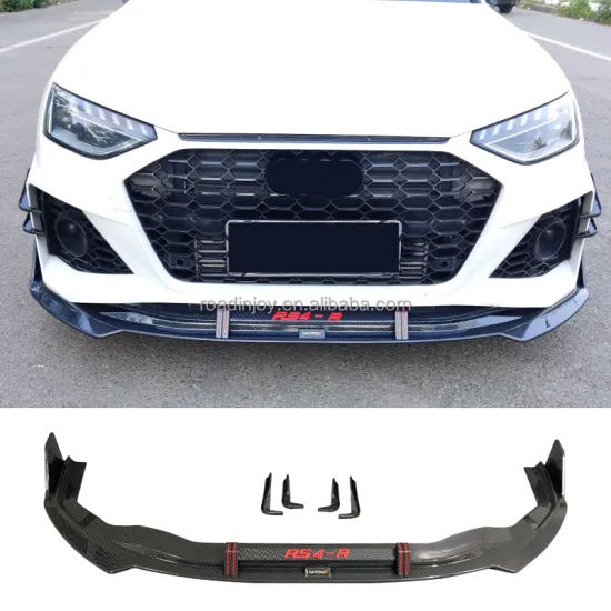 Hot Selling Carbon Fiber Car Body Kits Front Bumper Lip Splitter for Audi A4/A4L 2020-2022
