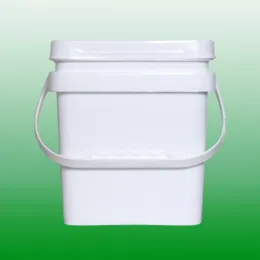 UN Certificated plastic pail 5L Square pail HDPE material