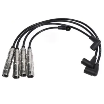 Glossy Ignition Cable Wire Kit for SEAT, SKODA Models A3, A4: Part Number 06A 905 409 A