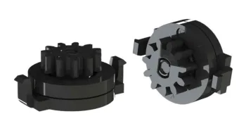 Small Rotary Gear Damper For Car sunglass boxes