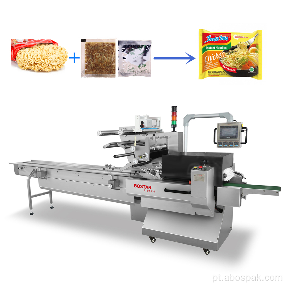 Máquina de embalagem de embalagem de macarrão instantâneo