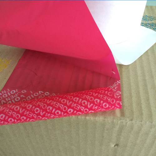 Self Adhesive Sticker Material Tamper evident self adhesive label sticker raw material Supplier