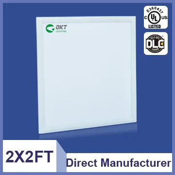 For US rebate available UL DLC 2X2 FT led panel suspended ceiling