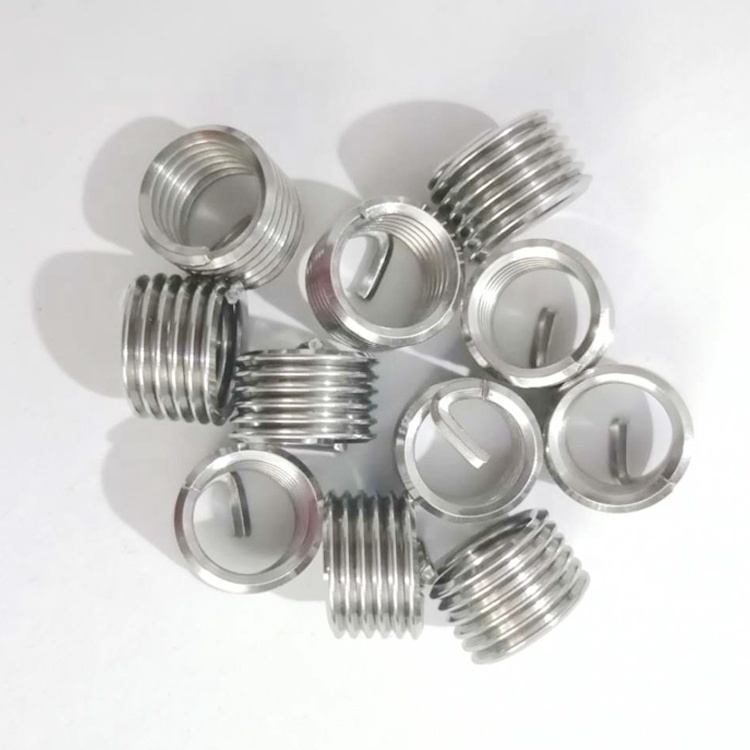 Custom Size 304 Stainless Steel Threaded Insert Radiator Fastening M2-M6 Titanium Wire Turned Thread Inserts Metric Carton