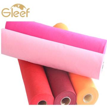 Soft colorful Felt fabric needle punched Non woven
