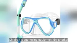Kids Panoramic Snorkel Mask with Anti Fog Technology