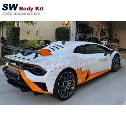 Dry Carbon Fiber STO Style Spoiler for Lamborghini Huracan STO LP580 LP610-4 EVO
