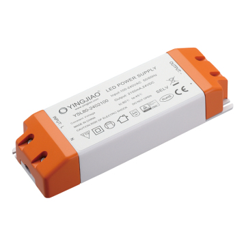 80W caja de plástico DC 24V LED Driver