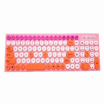 Keyboard for iPad with 1.4m Cable, Colorful Chocolate Keycaps, and Supports Multiple Languages