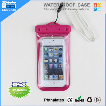 Fashion outdoor waterproof dry bag for Iphone
