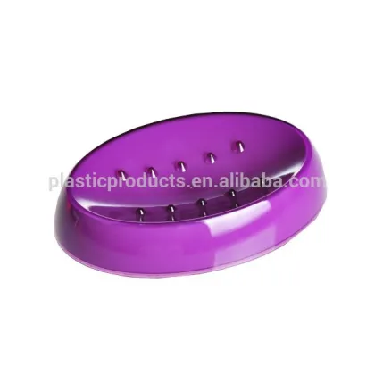 High Quality Purple Plastic Soap Dish