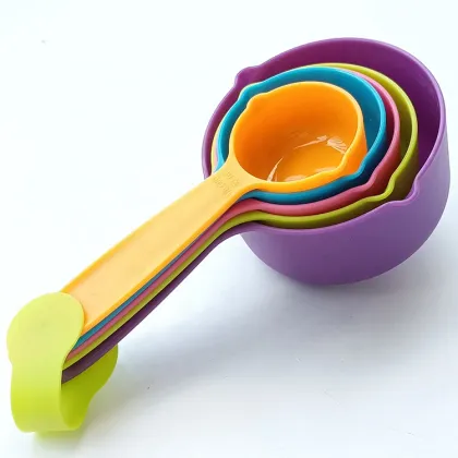 Plastic Measuring Cups for Dry and Liquid Ingredients - Cooking and Baking