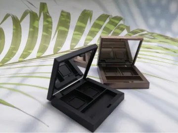 Plastic 2 Color Eyebrow Powder Palette