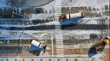 オルドス市のドンシェン地区で発売された新しい除雪機 New Snow Removal Equipment Launched in Dongsheng District, Ordos City3