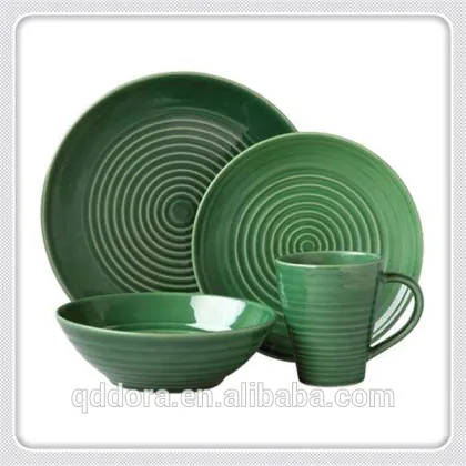 royal color glazed Ceramic tableware stoneware 16pcs