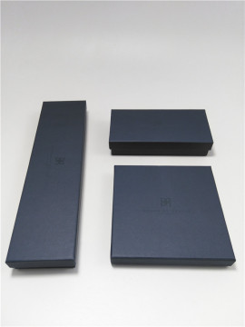 Logo embossing exquisite gift packaging matte custom paper box