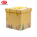 Four-color square gift packaging paper box