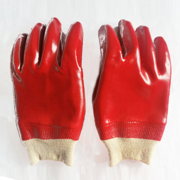 Cotton Interlock Liner PVC Coated Work Glove