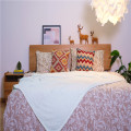 Customized Soft Coral Fleece Velvet Jacquard Bed Blanket