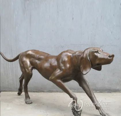 Bronze Greyhound Statues