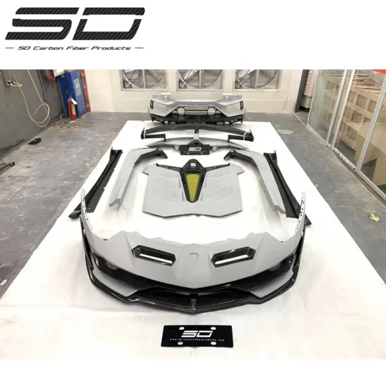SVJ Dry Carbon Body Kit and Exhaust for 2011-2015 Lamborghini Aventador LP700/720/750 Full Set