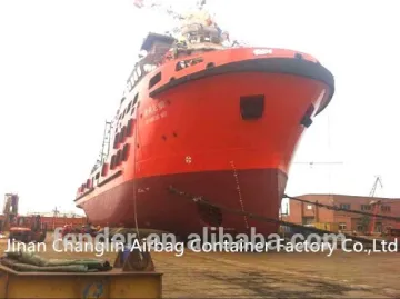 Airbag for Ship Launching