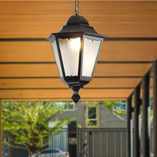 Modern Minimalist Waterproof LED Chandelier for Garden Balcony and Villa Corridor