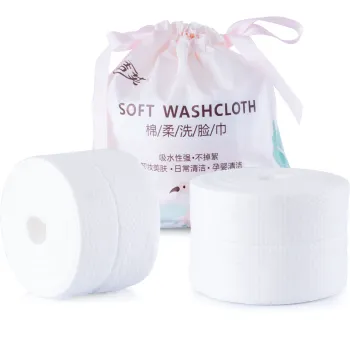 Wet and Dry Cotton Paper Towel Skin-Friendly Face Towels for Baby, Adult, and Elderly