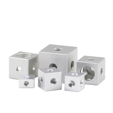 Six-Sided Square Corner Lock Nut Kit with M3 Plate and Screws for Acrylic Box Fixing
