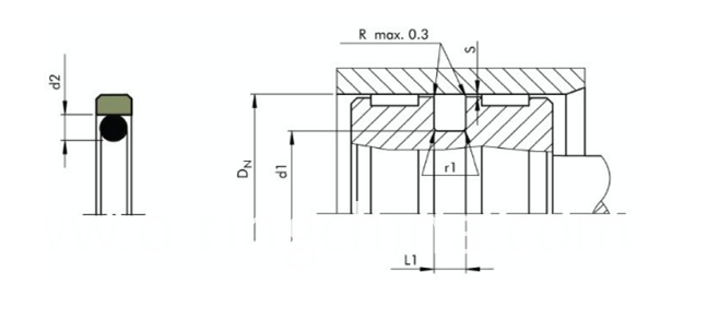 Piston Glyd Ring Drawing