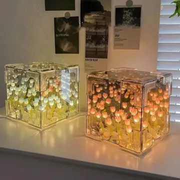 DIY Tulip Night Light: Lámpara de decoración de dormitorio única
