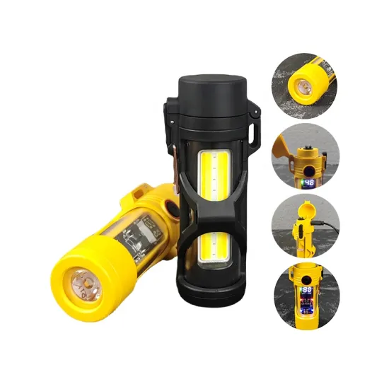 Outdoor Camping Flashlight: Rechargeable, Waterproof, and Equipped with a Lighter