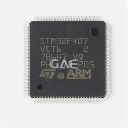STM32F407VET6 Microcontroller: In Stock STM32 Integrated Circuit MCU for Electronics Projects