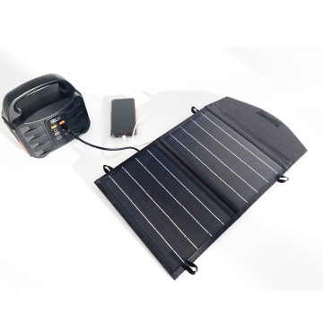 Mobile Phone Solar Generator Panel Sets: 15W Foldable Portable Power Station Solar Panels