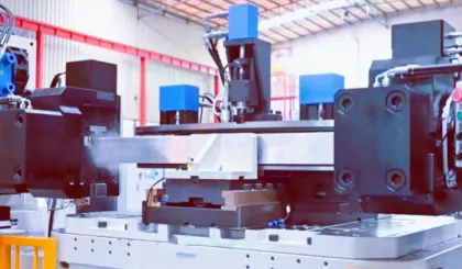 Automobile anti-collision beam pushing bending machine